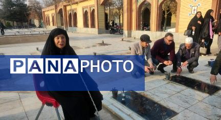 جشن پدران آسمانی در گلزار شهدای شهر زیارت