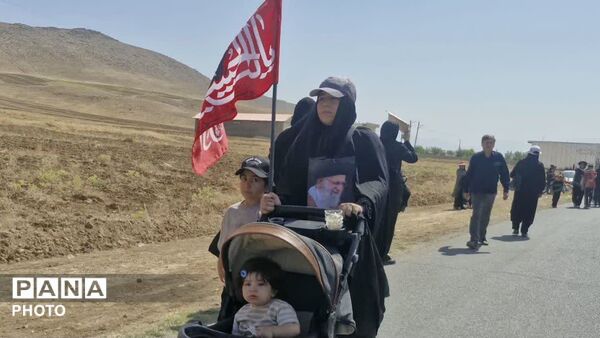 حماسه‌ای دیگر از جنس ارادت؛ راهپیمایی جاماندگان اربعین در نورآباد