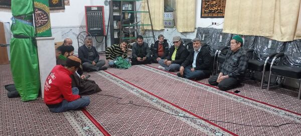 جلسه برنامه ریزی اعتکاف در مسجد چهارده معصوم