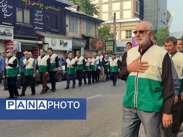 دسته عزاداری سیدالشهداء خدمت در قائمشهر