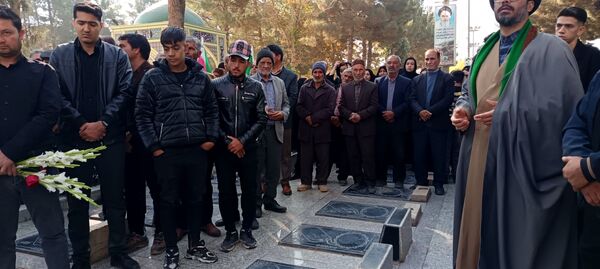مراسم تشییع پیکر جانباز شهید علی فتح آبادی