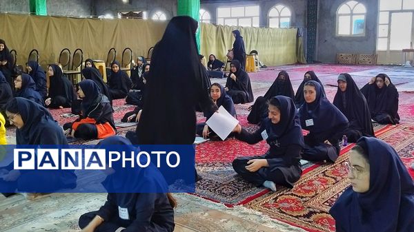 برگزاری لیگ جت دختران در مصلی بقیة اللّٰه شهرستان اشتهارد 