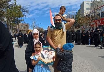 خروش مردم انقلابی و روزه‌دار قوچان در روز جهانی قدس 