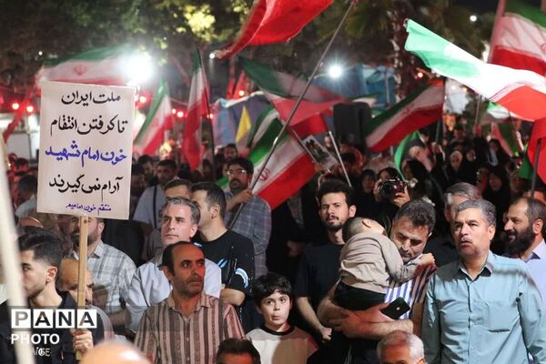 حضور پرشور مردم نسیم‌شهری در تجمعات شبانه
