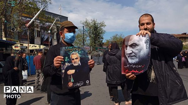 تشیع پیکر شهید محمد عباسی در گرگان