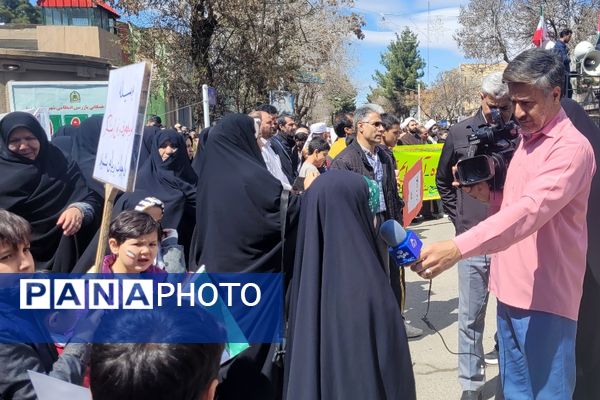 حضور پرشور مردم در راهپیمایی روز قدس در فریمان