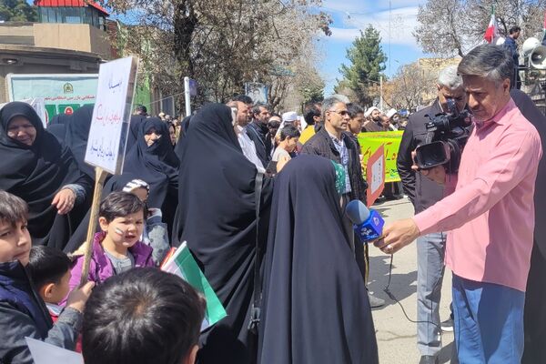 حضور پرشور مردم در راهپیمایی روز قدس در فریمان