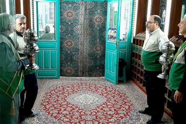 مراسم چهلم شهادت سید مقاومت و سردار نیلفروشان در شهرستان ورامین