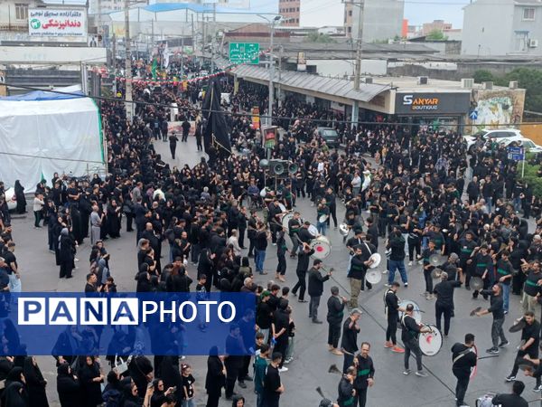 عزاداری تاسوعای حسینی در آمل 