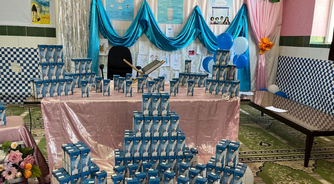  جشنواره شیر در آموزشگاه ارشاد خاتم