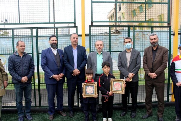 افتتاح زمین چمن مصنوعی دبستان شهدای پاسدار؛ گامی برای نشاط و سلامت دانش‌آموزان