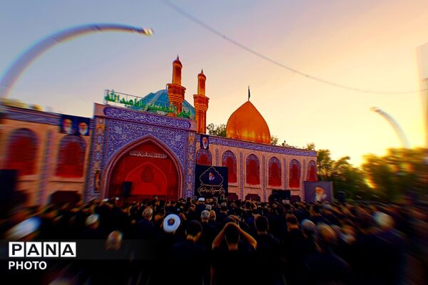 آیین خیمه‌سوزان در غروب عاشورای آباده