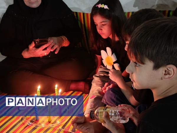 شام غریبان در امامزادگان سید محمد و سید نظام الدین شهرستان حاجی‌آباد