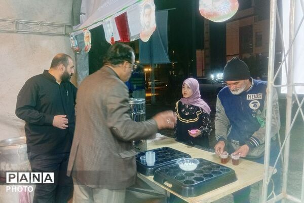 برپایی موکب معاونت پرورشی و تربیت‌بدنی در میدان نماز شهرری