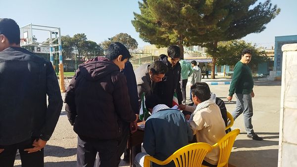 انتخابات شورای دانش آموزی در دبیرستان شاهد ابوذر غفاری نیشابور 