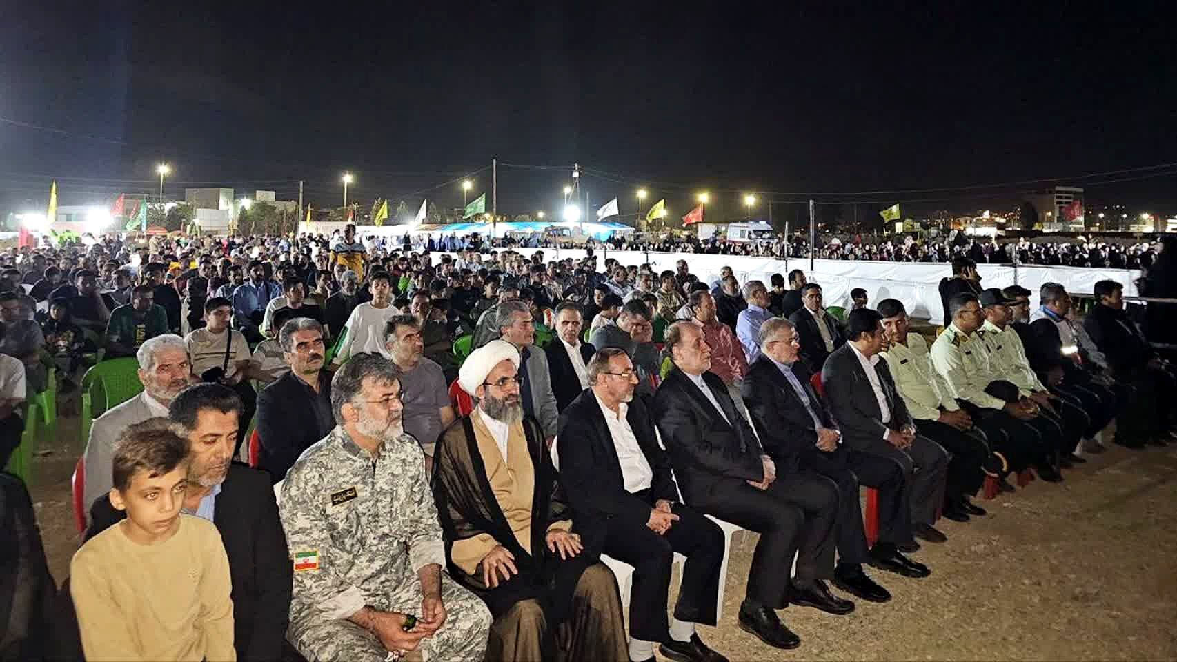 برگزاری اجلاسیه بزرگ شهدای نظرآباد با حضور مسئولان کشوری و استانی در میدان ورزش شهرستان نظرآباد