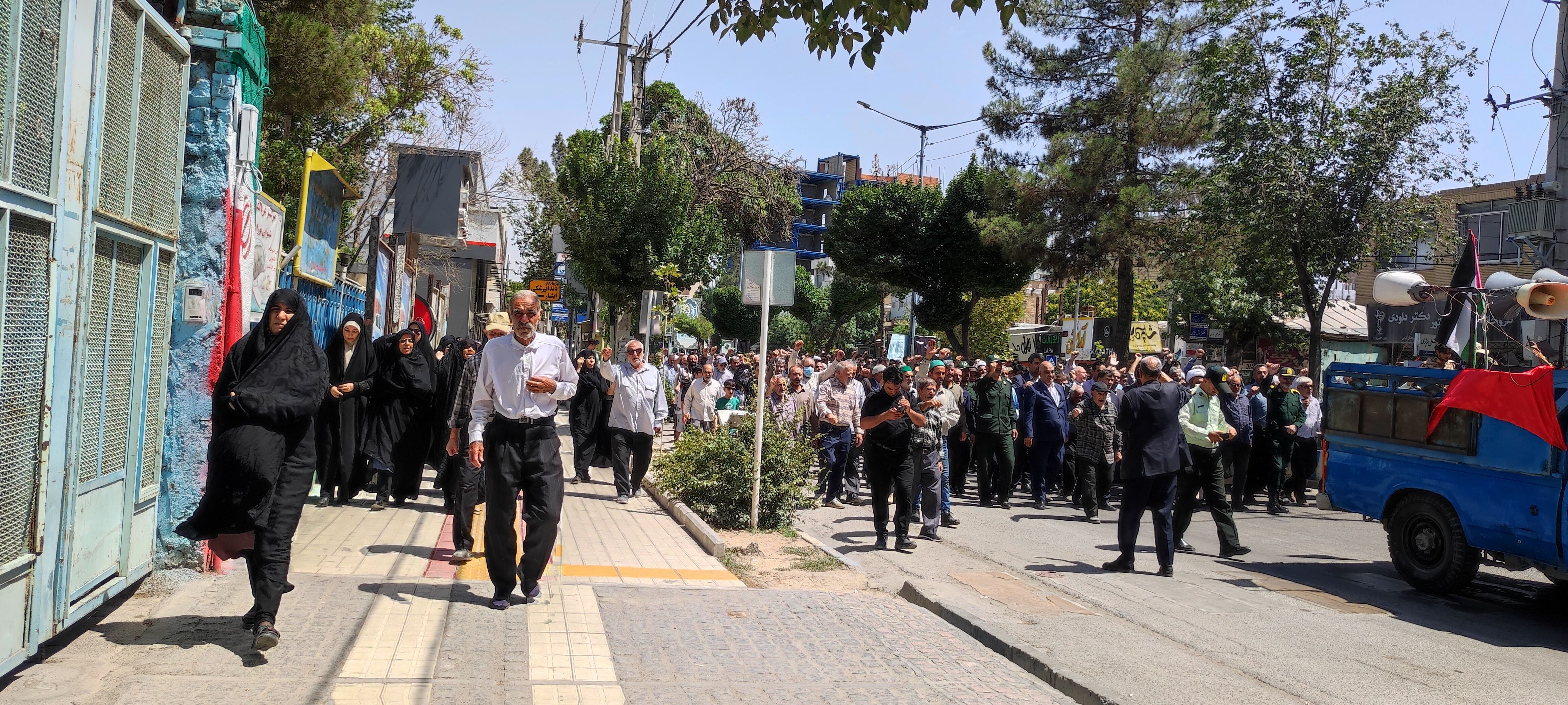 راهپیمایی جمعه‌های خشم و نصر همزمان با سراسر کشور در شیروان