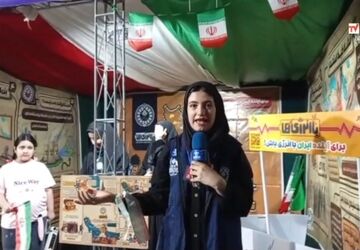 غرفه با انرژی‌های سازمان دانش آموزی خراسان رضوی با حضور معاون پرورشی و فرهنگی وزیر