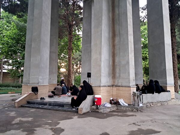 مراسم شهادت امام محمد باقر (ع) درکنار شهدای گمنام پارک وحدت آشخانه