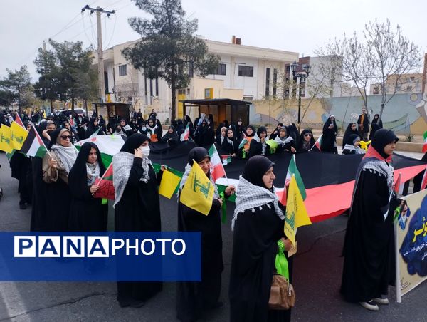 ابراز وحدت و همدلی سمنانی‌ها با مردم مظلوم فلسطین در روز قدس