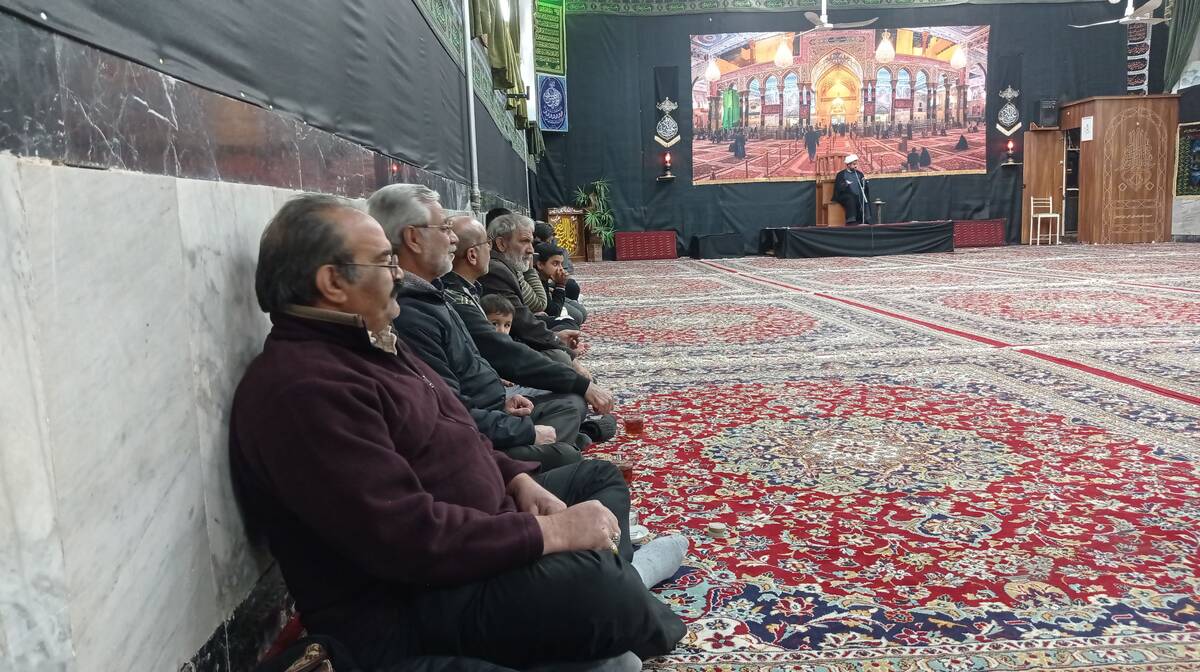 مراسم عزاداری دهه اول فاطمیه (س) در تکیه علی اکبری فدافن