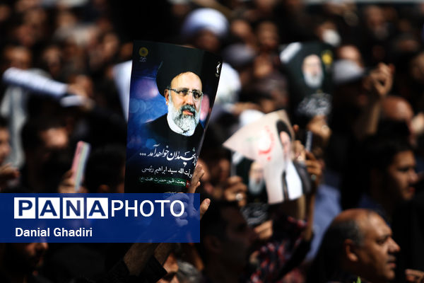 مراسم تشییع پیکر شهدای خدمت در تهران