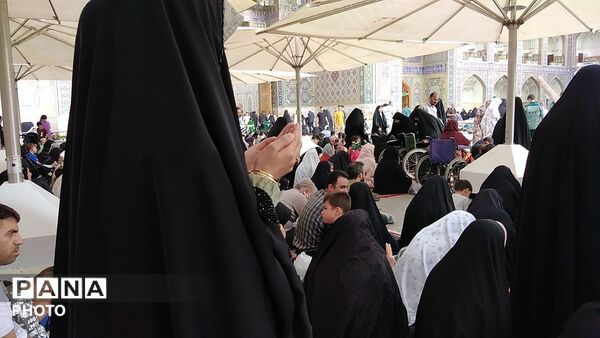 دعای پرفیض عرفه در حرم مطهر امام رضا (ع)