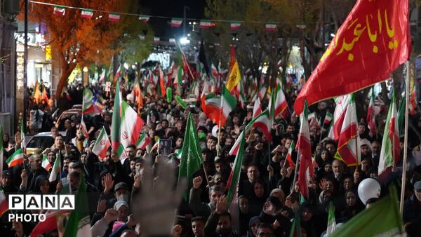 خروش مردم فردیس در محکومیت جنایات دشمنان ایران