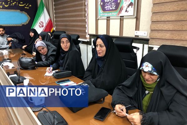 جلسه کارگروه کیفیت بخشی فعالیت‌های پرورشی در ناحیه دو شهرری 