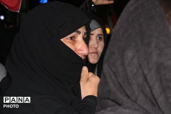 مراسم استقبال و شب وداع با پیکر مطهر شهید ناواستوار دوم امیررضا قدرتی در سملقان