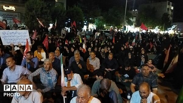 شب های مقاومت در بلوار فضل نیشابور 