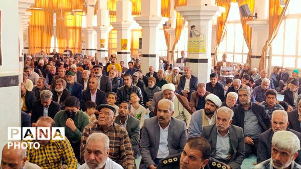 نخستین نماز جمعه ماه مبارک رمضان در شهرستان خلیل‌آباد 