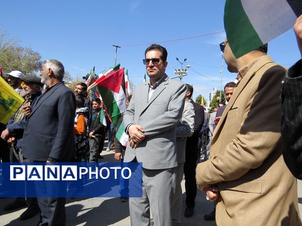 برگزاری راهپیمایی روز قدس در بجنورد 