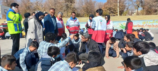 مدرسه شهید فاضل شهرکرد میزبان مانور زلزله و آمادگی دانش‌آموزان