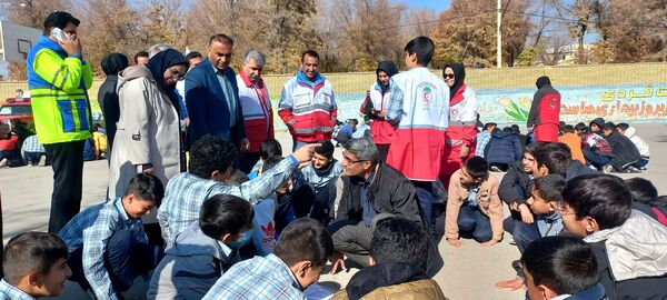 مدرسه شهید فاضل شهرکرد میزبان مانور زلزله و آمادگی دانش‌آموزان