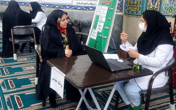 میزخدمت پزشکی به‌مناسبت دهه فجر در استان البرز