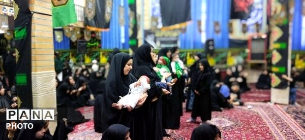 طنین لای‌لای مادران یکن‌آباد در سوگ کوچک‌ترین سرباز کربلا