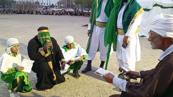 مراسم تعزیه‌‌‌خوانی دو طفلان زینب