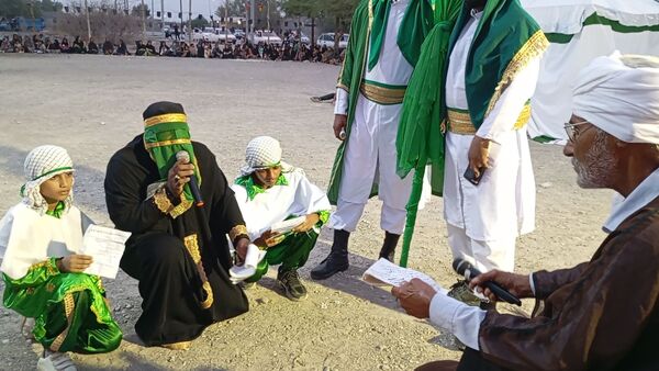 مراسم تعزیه‌‌‌خوانی دو طفلان زینب