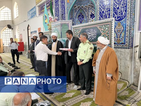 مراسم گرامیداشت هفته نیروی انتظامی در شهرستان سملقان