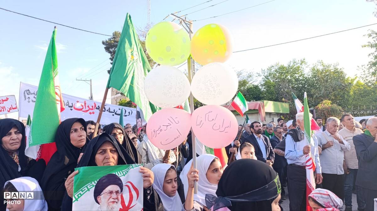 حضور پرشورو حماسی  جان فدایان در شهرستان پلدختر 