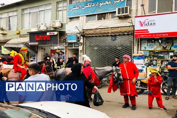 عزاداری مردم متدین املش در سومین روز شهادت امام حسین