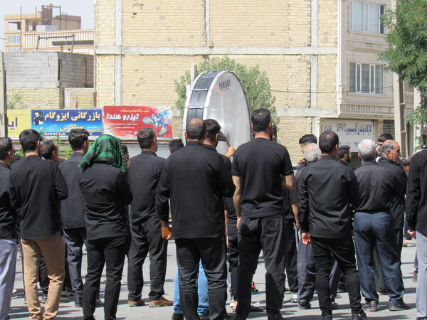 مراسم تاسوعای حسینی در کامیاران 
