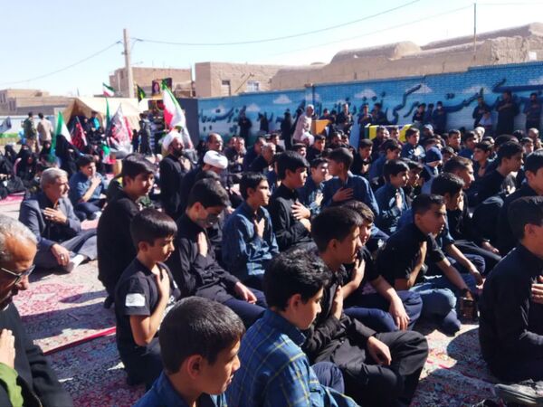 استقبال از شهید گمنام در مدارس ابرکوه