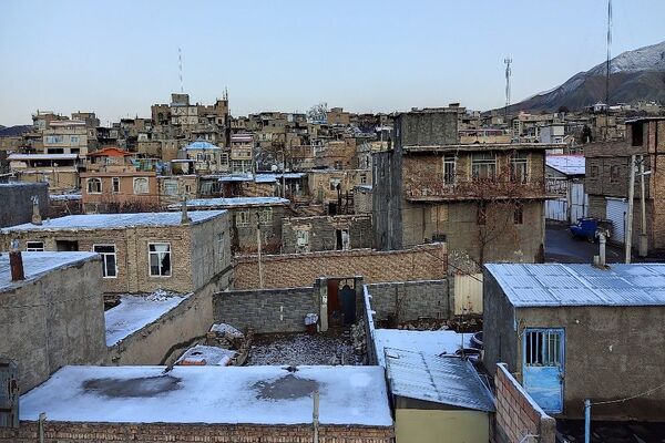 جلوه زمستانی طبیعت شهر بار نیشابور 