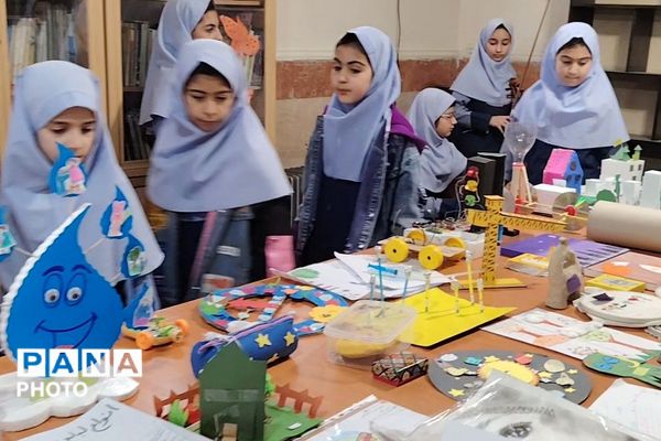 نمایشگاه طرح جابر در دبستان شهید مجید مجیدی ناحیه دو شهرری 