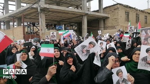 راهپیمایی روز جهانی قدس در شهر بار نیشابور
