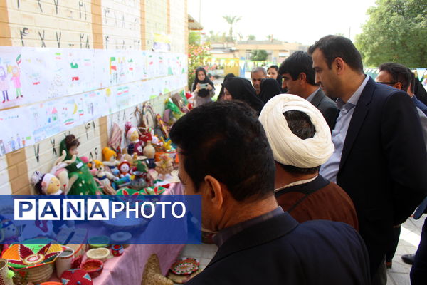 مدارس آب‌پخش به استقبال دهه فجر رفتند