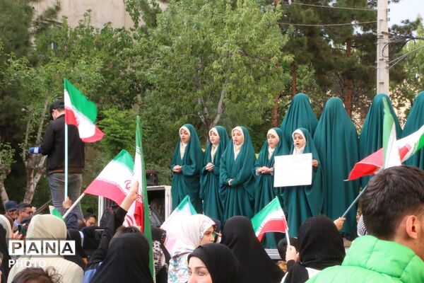 رزمایش اقتدار جان فدای دختران شهرستان ملارد