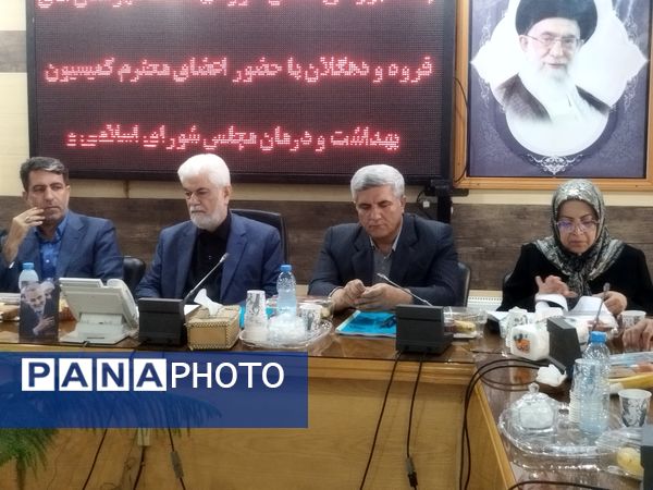 حضور معاونان وزارت بهداشت و مسئولان کشوری در شهرستان قروه